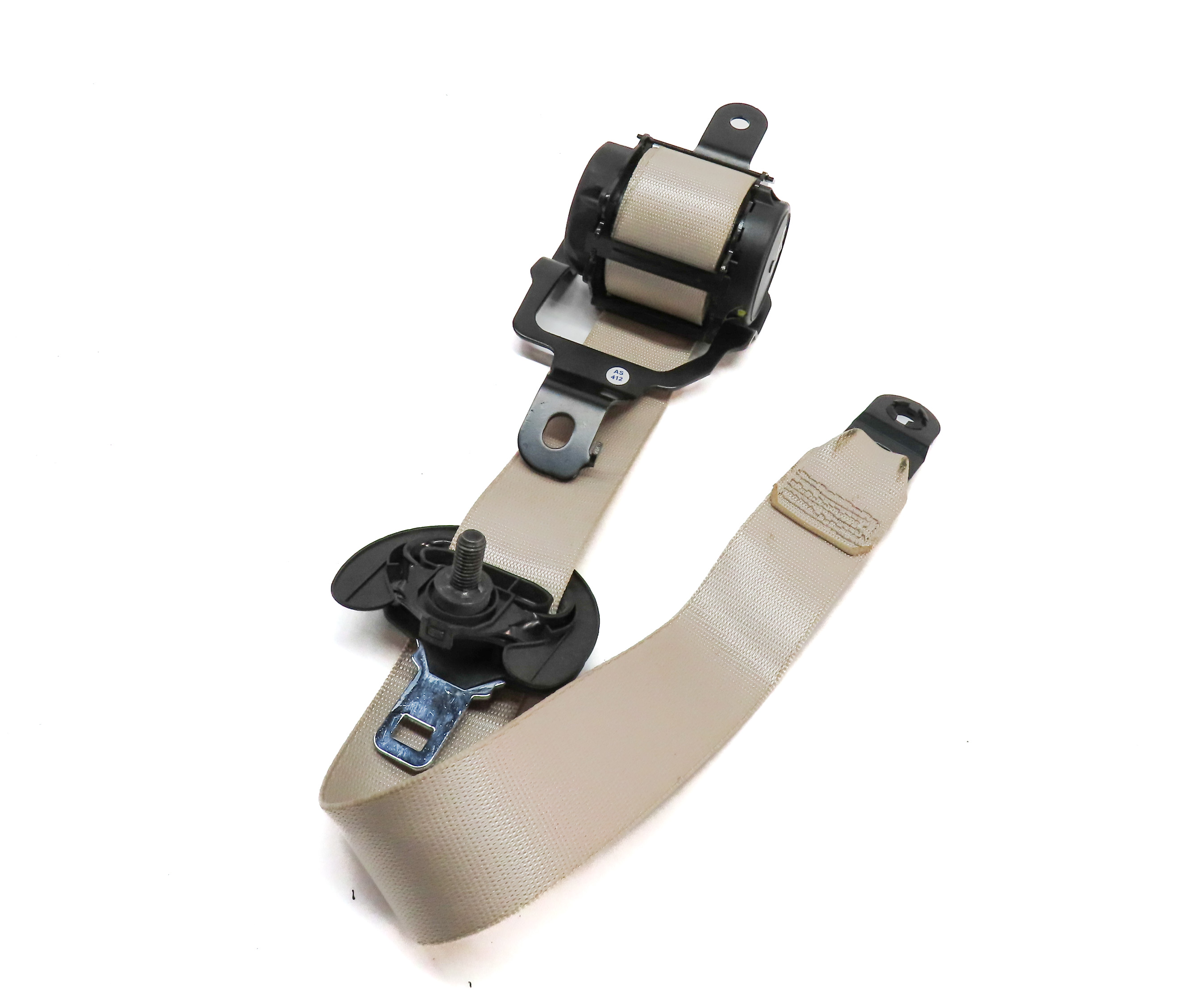 2015 BMW X5 (F15) REAR LEFT SEAT SEATBELT BELT RETRACTOR (Ivory) — exact item pictured